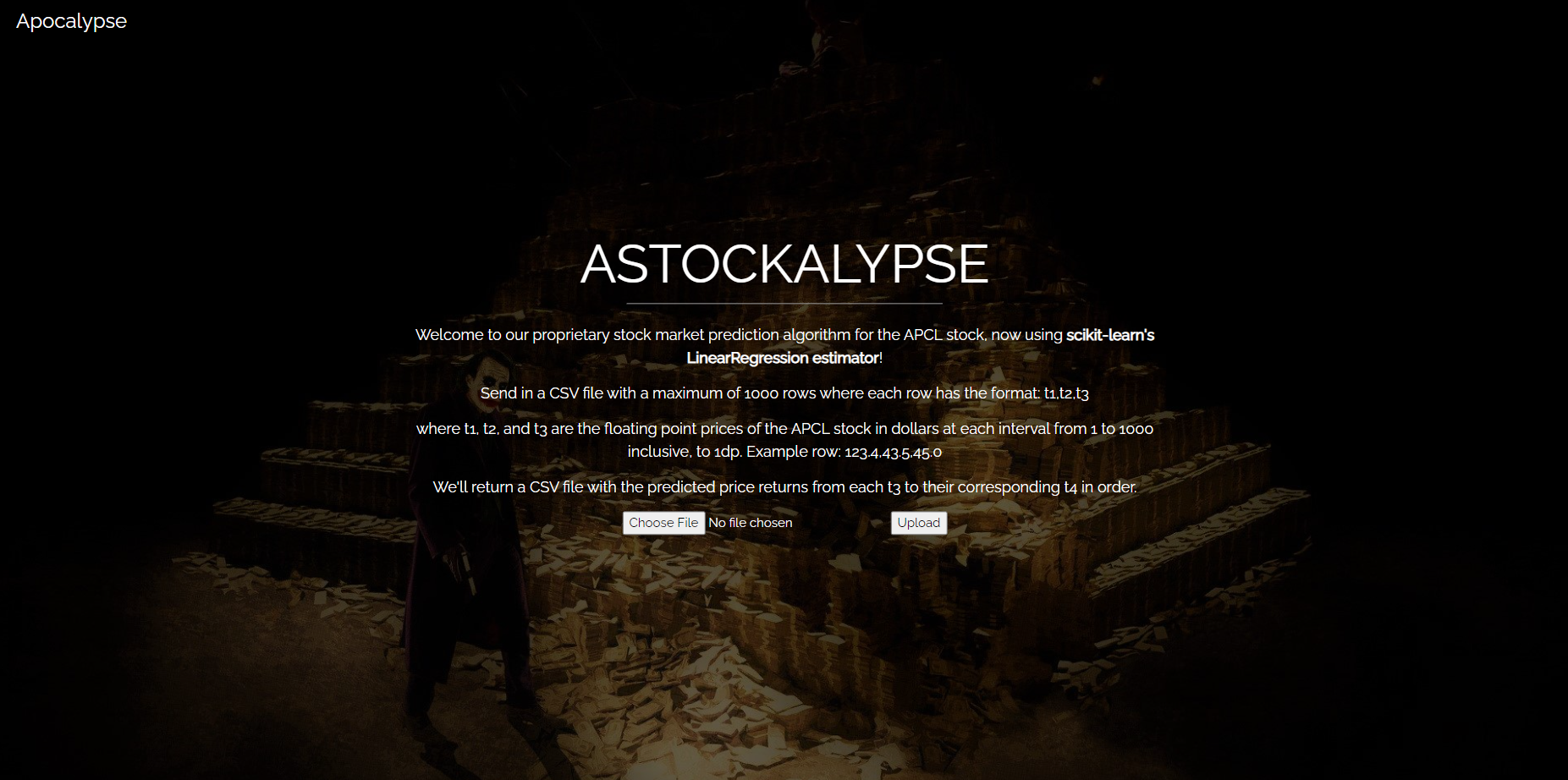 Astockalypse front page