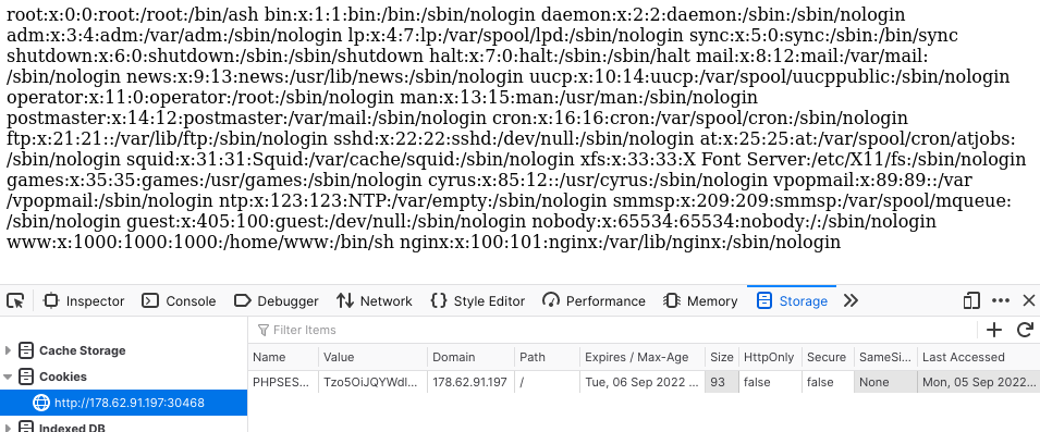 passwd file